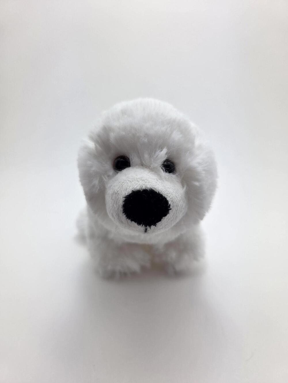 Vintage Wishpets "Artur" the Polar Bear Plush, Small Rare! (5 inch)